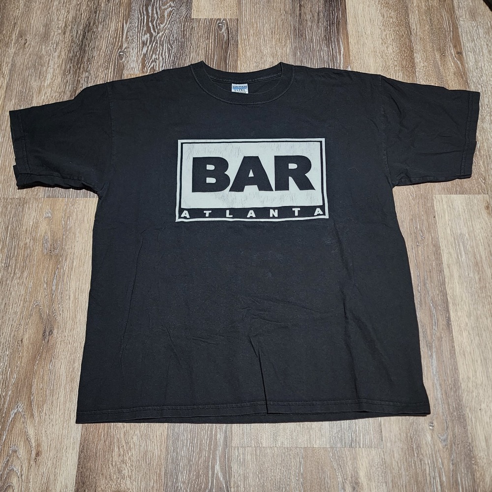 Vintage Bar Atlanta Georgia Graphic Print Dual Sided Black White Classic